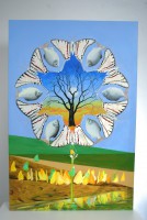 Mandala - Borboletas com peixes 